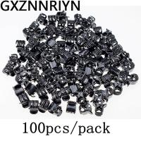 1cm 100pcs/pack Hair Claw Clips for Women Girls Accessories Black Brown Transparent Plastic Mini Claws Hairclip Clamp Gi