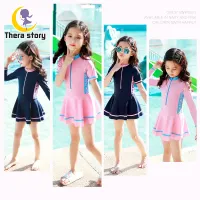 [TH Girls Swimwear, Girls Korean Version Cute Short Sleeve One Piece Swimsuit, Middle and Big Kids Princess Fashion Long Sleeve Swimwear,TH Girls Swimwear, Girls Korean Version Cute Short Sleeve One Piece Swimsuit, Middle and Big Kids Princess Fashion Long Sleeve Swimwear,]