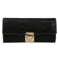 [Fast delivery][100  Original] Attractive and super hot wallet womens long style 2021 new trendy Korean version buckle 30  off fashion large capacity cowhide wallet bag