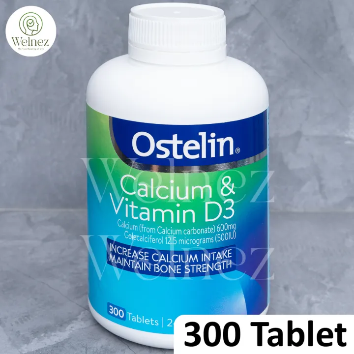 Ostelin Calcium & Vitamin D3 300 Tablet ORIGINAL Lazada Indonesia
