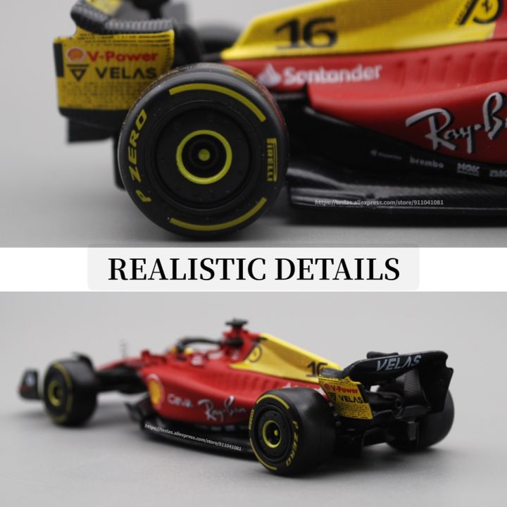 ของเล่นดายแคส-f1-75-75th-f1โมเดลรถยนต์2022ใหม่สำหรับรถแข่งกระทิงแดงรถ-mercedes-mclaren-formula-1-diecast