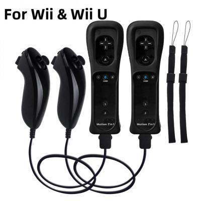 สำหรับนินเทนโด Wii Nhuck คอนโทรเลอร์สำหรับเปลี่ยนจอยสติ๊กจอยเกมสำหรับ Nintendo Wii &amp; Wii U เกมแพดวิดีโอเกมอุปกรณ์ตกแต่ง