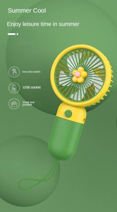 น่ารัก-mini-fan-usb-พัดลม-พัดลมพกพาแบบมือถือ-สำหรับนักท่องเที่ยว-ขายดีในตลาด-พัดลมพกพากลางแจ้งพร้อมเชือก-พัดลมจิ๋วพกพา-พัดลมเด็กไฟฟ้า