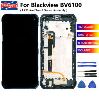 Original Not New For Blackview BV6100 LCD Display + Touch Screen + Frame Wear For BV 6100 Mobile Phone Repair Parts