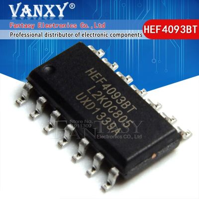 10PCS HEF4093BT CD4093BM SOP HCF4093 SOP-14 HEF4093 4093 SOP14 logic device chip WATTY Electronics