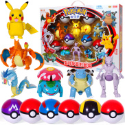 Mô Hình Quả Cầu Pokemon, Pokeball, Lắp Ghép Biến Hình