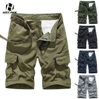 Mens Cargo Shorts 2022 Summer Army Military Cotton Loose Tactical Joggers Shorts Men Multiple Pockets Work Casual Short Pants