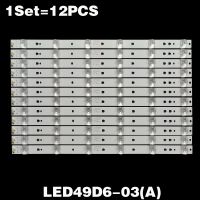 LED Backlight strip 6 lamp for Haier 49"TV LE50U6500TF FD4951A-LU G49Y LED49D6-03(A) 30349006203 LED50D6-ZC14AG-03 LS49AL72 Bulbs  LEDs  HIDs