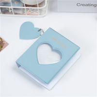 3 Inch Photocard Holder Sweet Heart Love Shape Hollow Photo Album Kpop Card Binder Mini Star Pictures Storage Collect Book