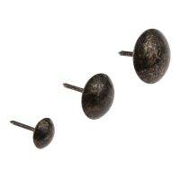 ☢₪◎ 50 or 20pcs Upholstery Nail Vintage Speckle Pattern Studs Tack Pushpin 11/16/19mm Diameter Decor Sofa Jewelry Box Wine Case Shoe