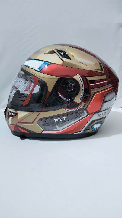 HELM KYT K2 RIDER IRON MAN ORIGINAL HELM KYT K2RIDER IRONMAN KYT K2R