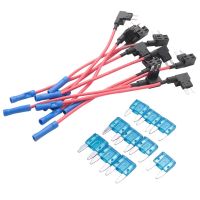 100 Pack - 12V Car Add-A-Circuit Fuse TAP Adapter Mini ATM APM Blade Fuse Holder Fuses  Accessories