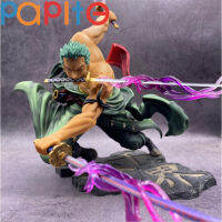 PAPITE18cm ใหม่อะนิเมะหนึ่งพาย * Ce ตัวเลข Roronoa Zoro รูปสามมีดต่อสู้ทักษะ Zoro รูปการกระทำพีวีซีรูปแบบการเก็บของเล่นรูปตุ๊กตาญี่ปุ่นเดิม