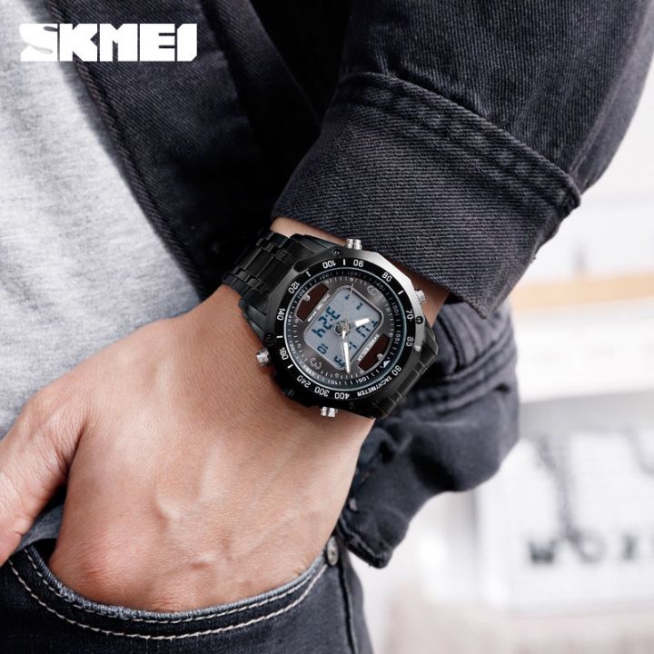 july-hot-beauty-watch-mens-solar-outdoor-sports-version-waterproof-student-display-luminous-electronic-tide