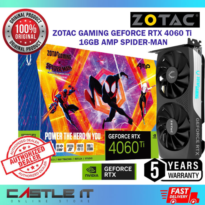 ZOTAC GAMING GeForce RTX 4060 8GB OC Spider-Man™: Across The