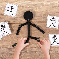 Wooden Human Body Puzzle Toys Montessori Human 24 Body Actions Cards Matching Baby Games Imagination Training Educational Toys