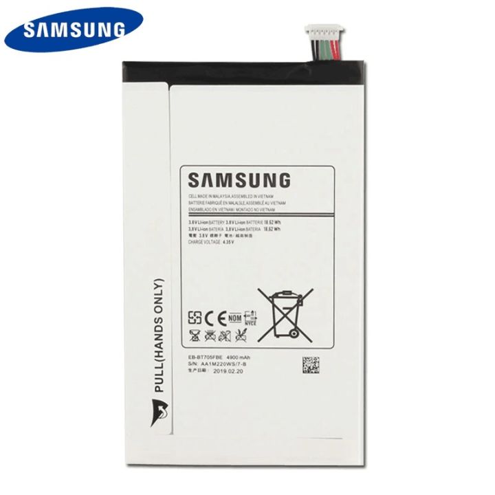 แบตเตอรี่-samsung-original-eb-bt705fbc-eb-bt705fbe-สำหรับ-samsung-galaxy-tab-s-8-4-t700-t705-4900mah