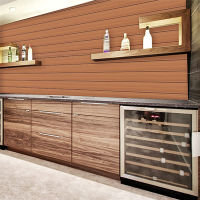 10M Wood Grain Wall Stickers Moisture-proof Waterproof Self Adhesive Wallpaper Wardrobe Cupboard Desktop Furniture Decor U3