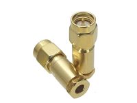 1Pcs Connector SMA Male Plug clamp RG316 RG174 LMR100 RF Adapter Coaxial High Quanlity