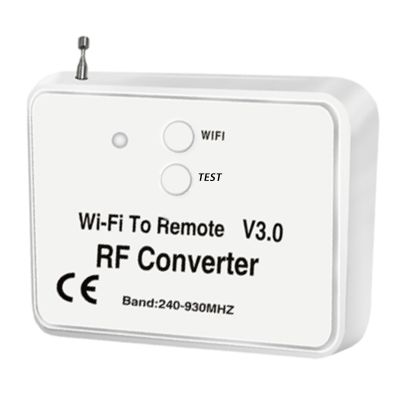 Universal Wireless Wifi to RF Converter Phone Instead Remote Control 240-930Mhz for Smart Home