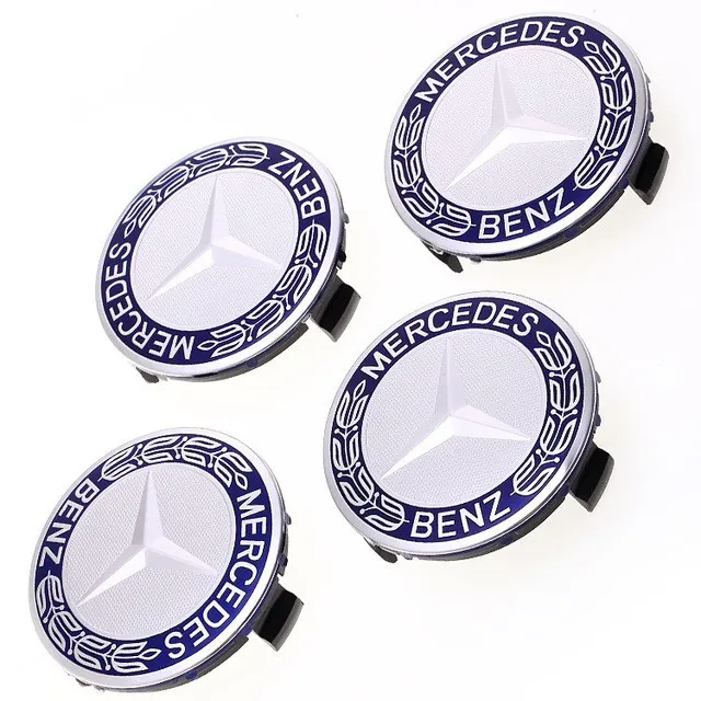 Hot New 4PCS/Set 75MM Car Wheel Center Cover Wheel Hub Cap Rim Car Logo ...