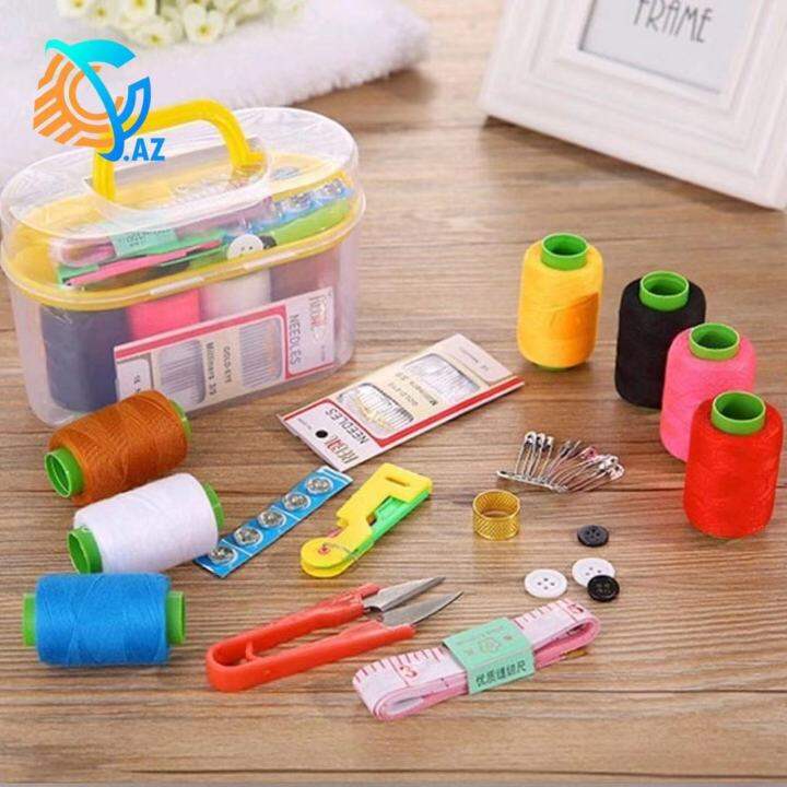 CC.AZ Sewing Kit Box Set 10 in1 small Household Sewing Tools Portable Sewing Kit Lazada PH
