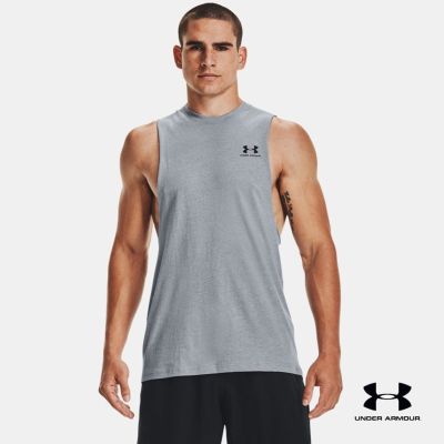 Under Armour Mens UA Sportstyle Left Chest Cut-Off Tank