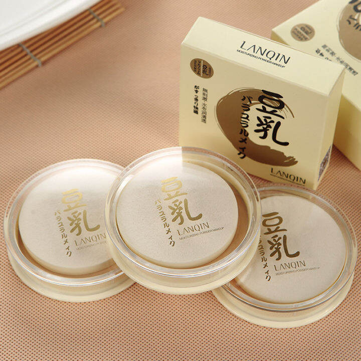 Bedak Padat Korea Makeup Pressed Powder Lanqin Bedak Padat Lanqin