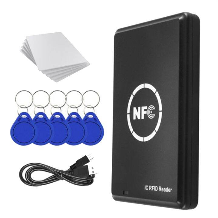 rfid-nfc-copier-duplicator-13-56khz-key-fob-nfc-smart-card-reader-writer-13-56mhz-encrypted-programmer-usb-uid-t5577-spare-parts