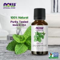 [พร้อมส่ง] ของแท้ 100% น้ำมันหอมระเหย บริสุทธิ์ 100% NOW Foods, Essential Oils, Peppermint, 1 fl oz (30 ml)