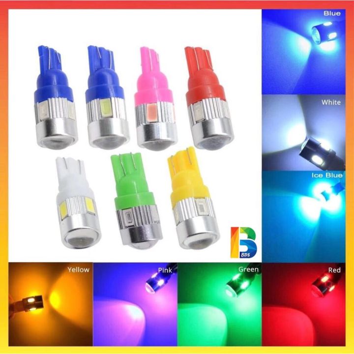 1PCS LED T10 Front Small Lampu Kecil Besar Bulb Tail Number Plate Bulb ...