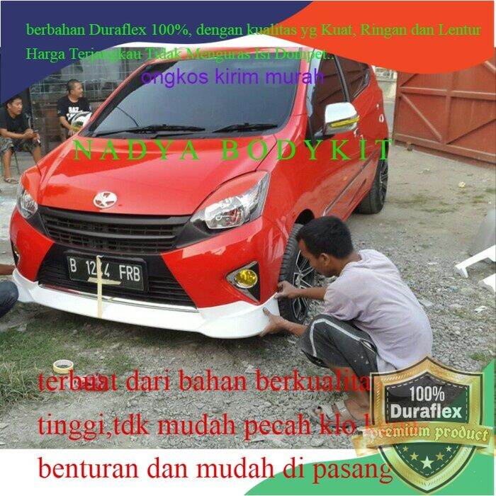 Bodykit Toyota Agya Trd Body Kit Ongkir Murah Bodikit Lazada Indonesia