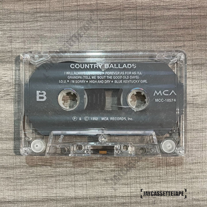 country-ballads-เทปเพลง-เทปคาสเซ็ต-เทปคาสเซ็ท-cassette-tape-เทปเพลงสากล