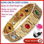 HÀNG CHUẨN CHẤT LƯỢNG Vòng tay điều hòa huyết áp mặt đá thế hệ mới