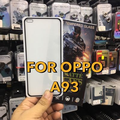 OPPO A93/A96(4G)ออป โป้ ฟิล์มกันรอย ฟิล์มกระจกกันรอย ฟิล์มกันรอยหน้าจอ หิล์มกระจระจกกันรอยเต็มจอขอบดำแบบด้าน(Matte)