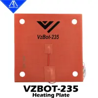 220x22 Vz235นุ่มนวลเครื่องทำความร้อนซิลิโคน150c 0มม. ช่วยปกป้องโครงสร้างฐานวางชิ้นงานแบบร้อน110V 220V สำหรับ Vzbot 235เครื่องพิมพ์3d