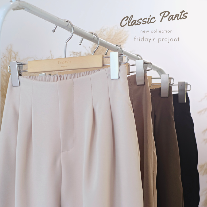 classic-pants-กางเกงผ้าคอตตอนฟรีไซส์