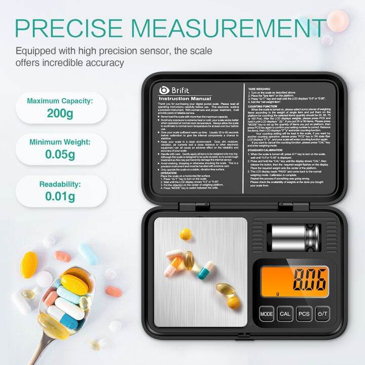 0-01g-200g-electronic-digital-scale-portable-mini-scale-precision-professional-pocket-scale-with-50g-calibration-weights