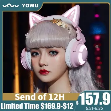 Yowu headphones online pink