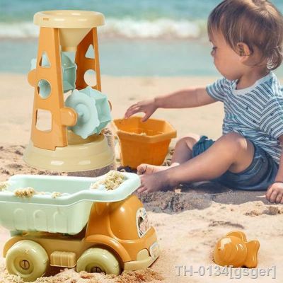 ✱○ Conjunto de brinquedos praia para crianças Moldes divertidos balde praia segurar areia ferramentas escavação presente ar livre