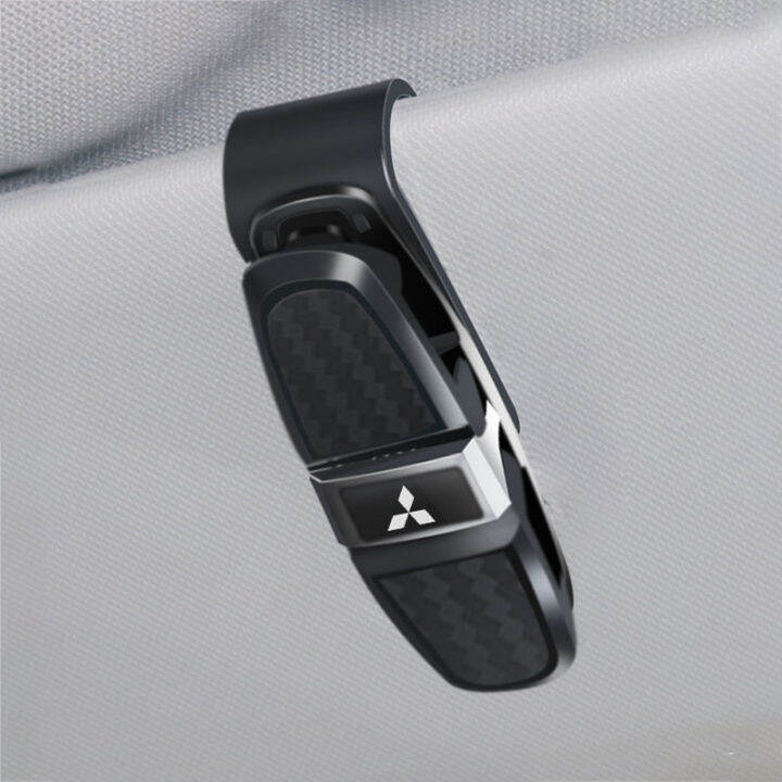 Car Sun Visor Ticket Card Sunglasses Holder Clip Universal Rotate Clip
