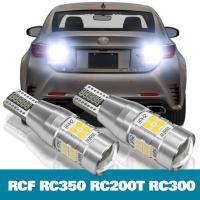 ไฟ LED 2ชิ้นสำหรับ Lexus RC F RC350 RC300 RC200T อุปกรณ์เสริม2015 2016 2017 2018 2019โคมไฟสำรอง