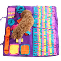 Sniffing Mat Washable Dog Cat Smell Training Pad Consume Energy Puzzle Toys Puppy Dog Release Stress Training Blanket