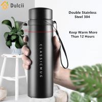 Dulcii 650ml/1100ml Large Capacity Vacuum Flask With Filter Stainless Steel Thermos Kettle Travel Mug Coffee Cup Portable Tumbler Bottle