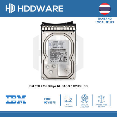 IBM 3TB 7.2K 6Gbps NL SAS 3.5 G2HS HDD // 90Y8577 // 90Y8578 // 90Y8581