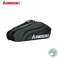 Genuine 2020 Kawasaki Badminton Bag KBB-8655 (6 PCS) Multifunction Badminton Racket Bag Tennis Bag Large Capacity Sports Bag