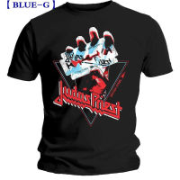 Judas Priest British Steel Hand Triangle T-Shirt New 100% Cotton Gildan Mens T-shirts Birthday Gift