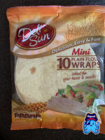 DELI SUN   10 Plain Flour Wraps Original     Size  250g.