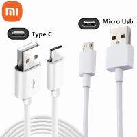 Xiaomi เคเบิลไมโคร Usb 2A ของแท้/Usb Type C สายชาร์จแบตเตอรี่ Redmi Note 8 9 10 9A 8A 7A MI 4X 10C Poco M3โทรศัพท์มือถือ