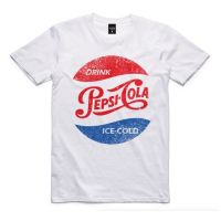 【New】เสื้อยืด แฟชั่น น้ำอัดลม วินเทจ สตรีท ชาย หญิง  PEPSI AP004